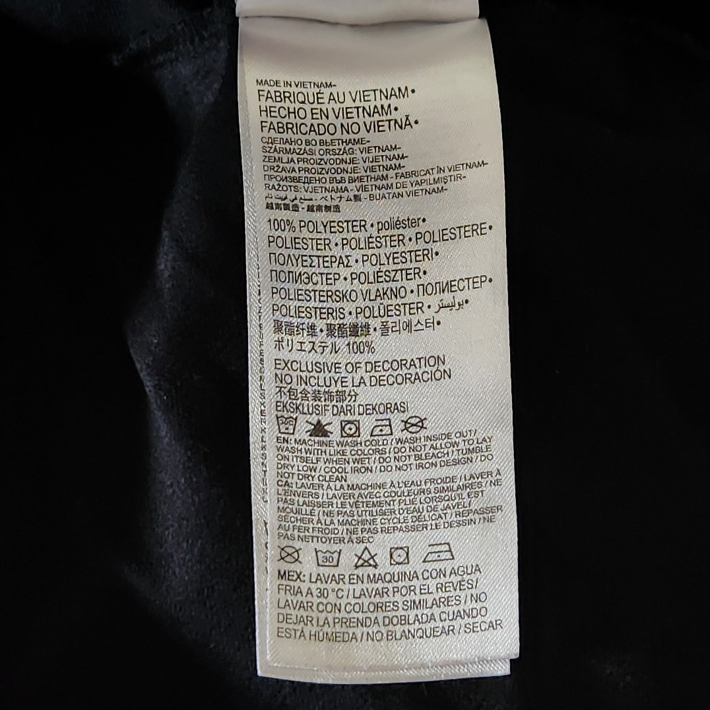 Nike Kids Just Do It 72 Track Jacket Black Red Full Zip Mock Neck 4T K339-023 - Picture 6 of 7